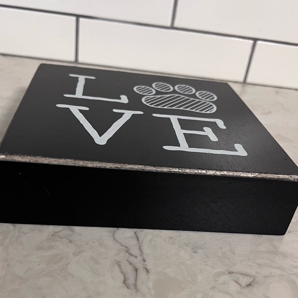 Love 🐾 Paw Print Box Sign - Picture 4 of 8